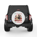 FA LA LA LABRADOR PEARL  WHITE CARBON FIBER TIRE COVER