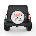 FALA LA LA MINGO PEARL  WHITE CARBON FIBER TIRE COVER