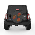 Family Of Decorative Turtles BLACK TIRE COVER