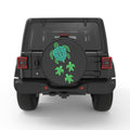 FAMILY OF MANDALA TURTLES PEARL  WHITE CARBON FIBER TIRE COVER