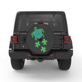 FAMILY OF MANDALA TURTLES BLACK CARBON FIBER TIRE COVER