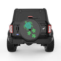 FAMILY OF MANDALA TURTLES BLACK CARBON FIBER TIRE COVER