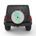 FAMILY OF MANDALA TURTLES WHITE TIRE COVER