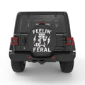 FEELING FERAL PEARL  WHITE CARBON FIBER TIRE COVER