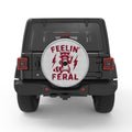 FEELING FERAL WHITE TIRE COVER
