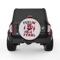 FEELING FERAL SILVER CARBON FIBER TIRE COVER
