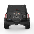 FEELING JOLLY BLACK TIRE COVER