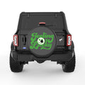 FEELING LUCKY BLACK CARBON FIBER TIRE COVER