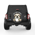 FIRST COFFEE BLACK TIRE COVER