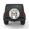 FIRST COFFEE BLACK TIRE COVER