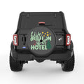 FIVE BILLION STAR HOTEL BLACK CARBON FIBER TIRE COVER