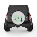 FIVE BILLION STAR HOTEL SILVER CARBON FIBER TIRE COVER