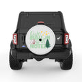 FIVE BILLION STAR HOTEL PEARL  WHITE CARBON FIBER TIRE COVER