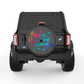 FLOCKING FABULOUS BLACK CARBON FIBER TIRE COVER