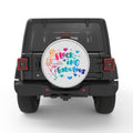FLOCKING FABULOUS BLACK TIRE COVER