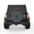 FOURTH OF JULY BBQ BLACK CARBON FIBER TIRE COVER