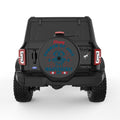 FOURTH OF JULY BBQ BLACK TIRE COVER