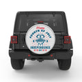 FOURTH OF JULY BBQ BLACK TIRE COVER