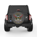FREEDOM ISN T FREE BLACK CARBON FIBER TIRE COVER