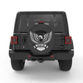 FREEDOM WILL NEVER DIE BLACK CARBON FIBER TIRE COVER