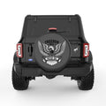 FREEDOM WILL NEVER DIE BLACK CARBON FIBER TIRE COVER
