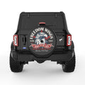 FREEDOM WINGS BLACK TIRE COVER