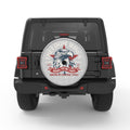 FREEDOM WINGS WHITE TIRE COVER
