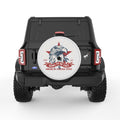 FREEDOM WINGS PEARL  WHITE CARBON FIBER TIRE COVER