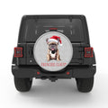 FRENCHIE CLAUS WHITE TIRE COVER