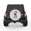 FRENCHIE CLAUS SILVER CARBON FIBER TIRE COVER