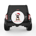 FRENCHIE CLAUS WHITE TIRE COVER