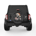 FUNNY CHRISTMAS SKELETON BLACK TIRE COVER