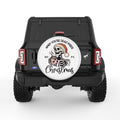FUNNY CHRISTMAS SKELETON WHITE TIRE COVER
