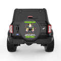 FUNNY FROGS SHENANIGANS BLACK CARBON FIBER TIRE COVER