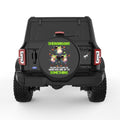 FUNNY FROGS SHENANIGANS BLACK TIRE COVER
