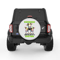 FUNNY FROGS SHENANIGANS PEARL  WHITE CARBON FIBER TIRE COVER