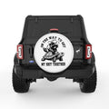 FUNNY GETTING MY SHIT TOGETHER WHITE TIRE COVER