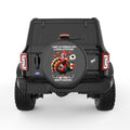 FUNNY I WAKE UP EVERY DAY WITH A GOOD ATTITUDE BLACK CARBON FIBER TIRE COVER
