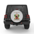 FUNNY I WAKE UP TO DRINK COFFEE SLOTH WHITE TIRE COVER
