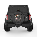 FUNNY IM FINE SKELETON BLACK TIRE COVER