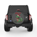 FUNNY IS THIS JOLLY ENOUGH CAT BLACK CARBON FIBER TIRE COVER