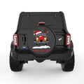 FUNNY JEEP REINDEER BLACK TIRE COVER