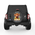 FUNNY LIFE WOULD BE BORING WITHOUT ME COW BLACK TIRE COVER
