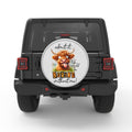FUNNY LIFE WOULD BE BORING WITHOUT ME COW BLACK TIRE COVER