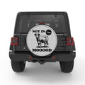 FUNNY NOT IN THE MOOD COW WHITE TIRE COVER