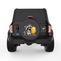 FUNNY RACCOON BLACK TIRE COVER