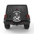 FUNNY SILENCE IS GOLDEN DUCK PEARL  WHITE CARBON FIBER TIRE COVER