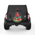FUNNY WATERMELON BLACK TIRE COVER