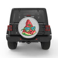 FUNNY WATERMELON WHITE TIRE COVER