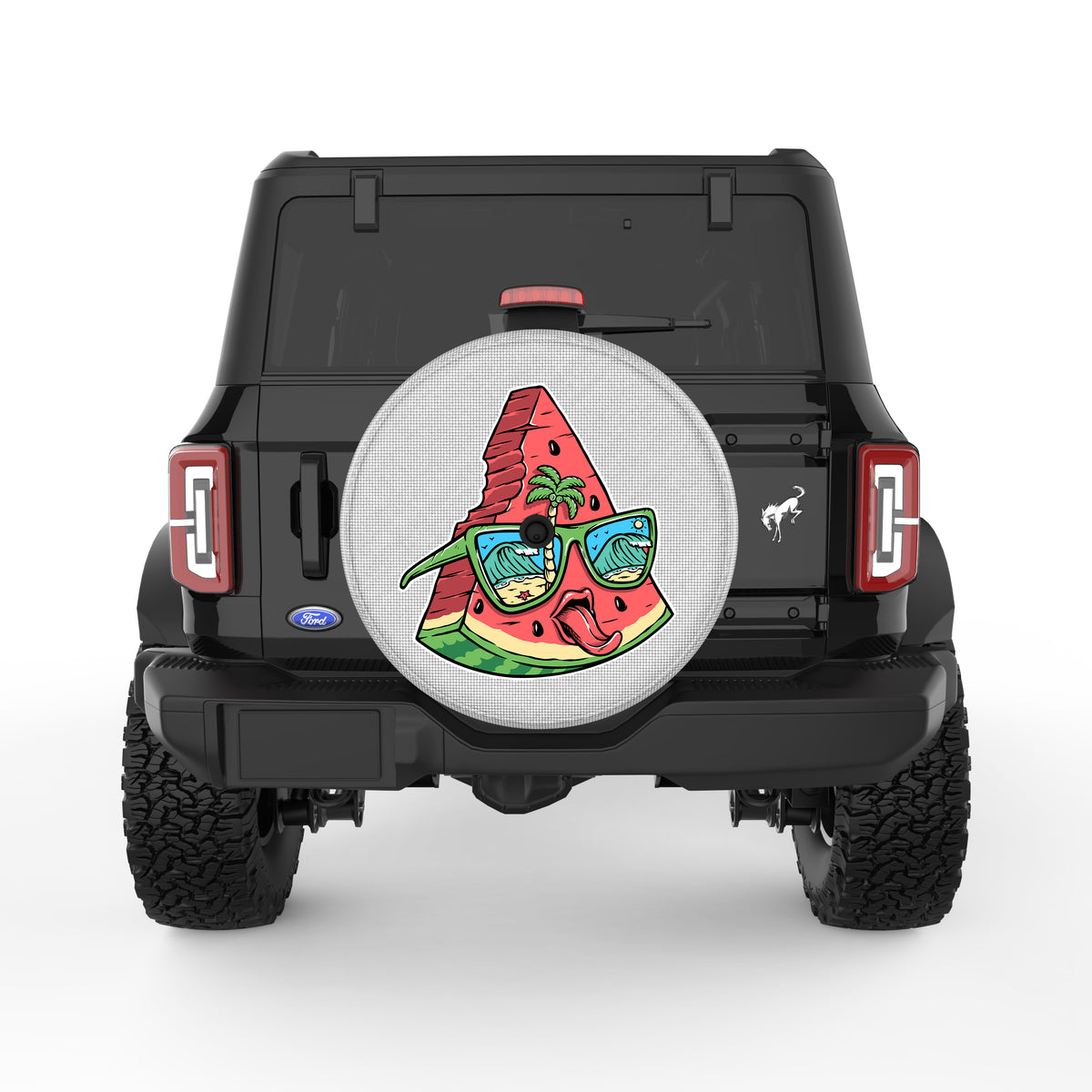 Funny Watermelon Tire Cover For Ford Bronco| Four Wheel Covers